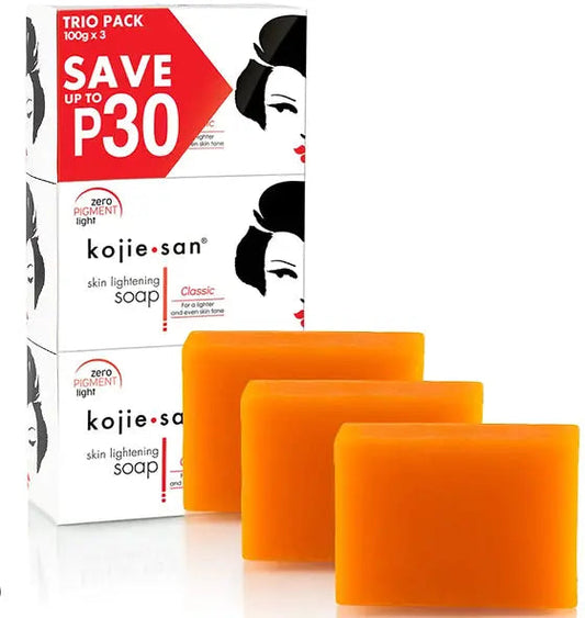 SKINCARE " savon kojie san " lot de 3